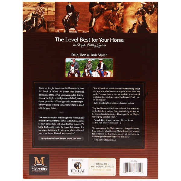 MYLER BITTING SYSTEM: LEVEL BEST FOR YOUR HORSE BOOK